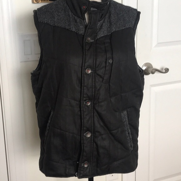 black waxed denim jacket